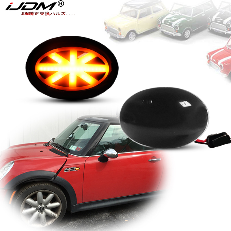 Union Lighting & Decor Montreal Quebec - iJDM Amber Union Jack logo LED