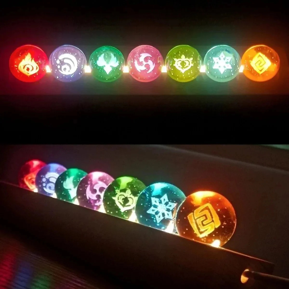 Elements Lighting Decor - Game Genshin Impact Crystal Ball Figure
