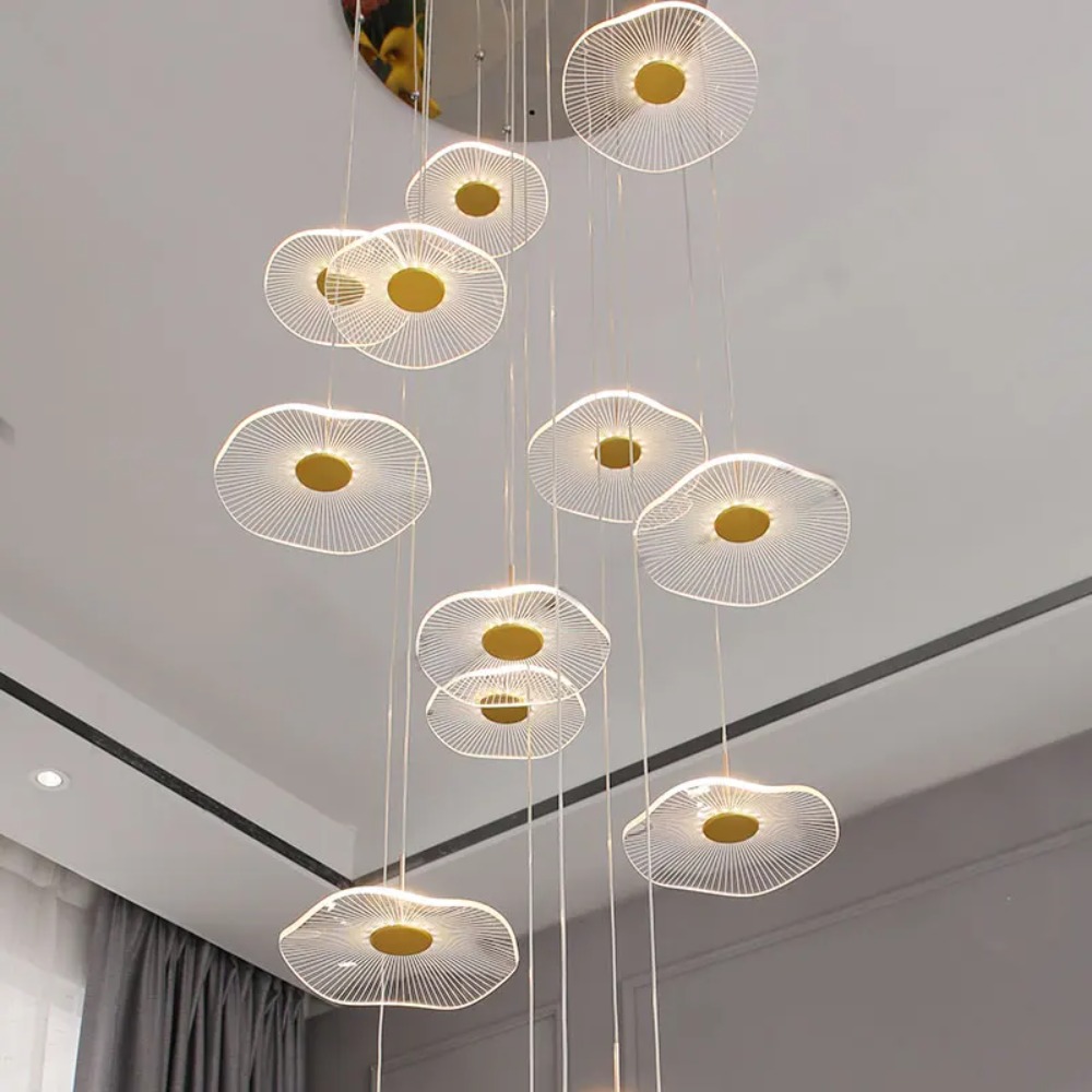 LED Lotus Leaf Pendant Light L - Decor Lighting Floor Lamps review and price