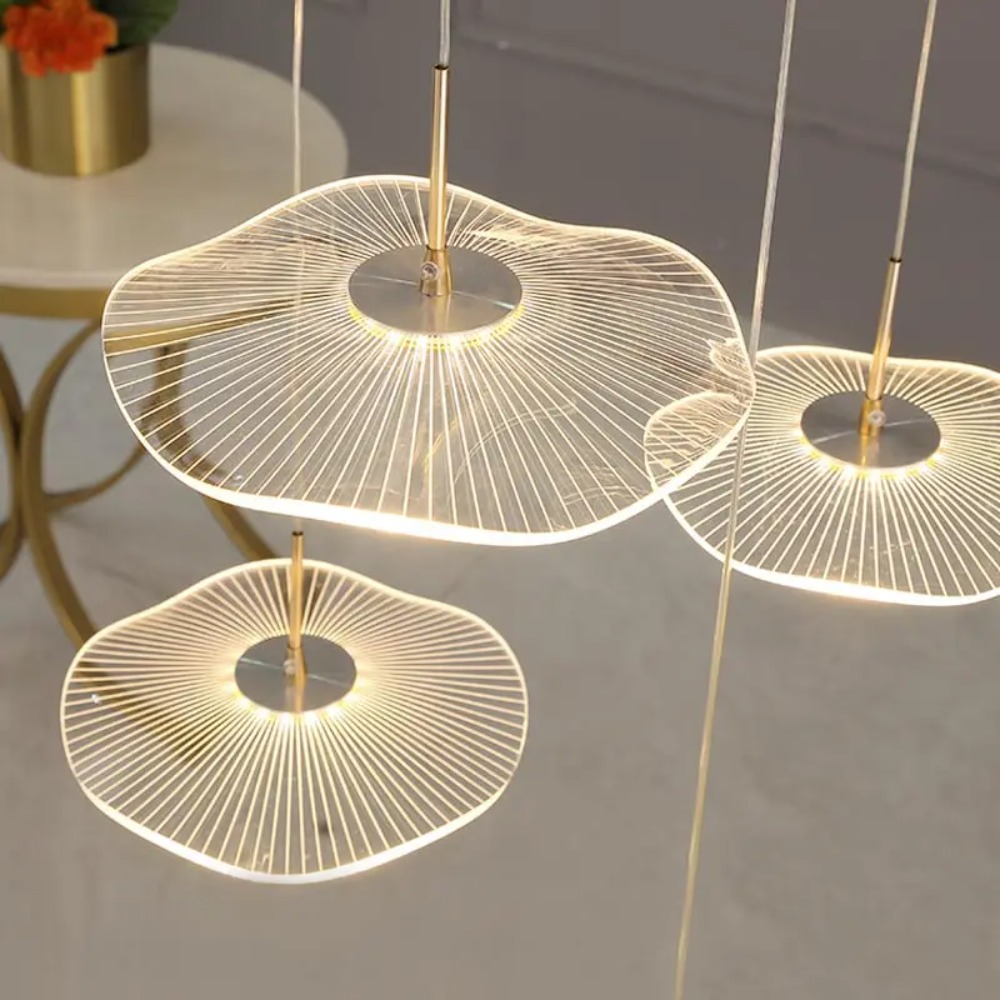 LED Lotus Leaf Pendant Light L - Decor Lighting Floor Lamps review and price