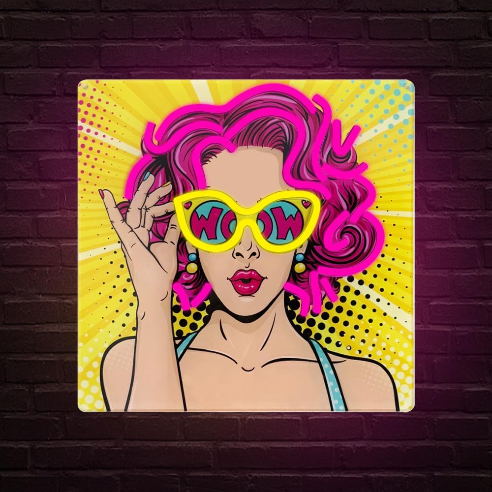 Wow Lady Neon Signs for Wall D - Lighting Decor Wow review and price