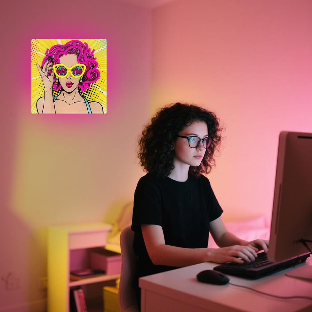 Wow Lady Neon Signs for Wall D - Lighting Decor Wow review and price