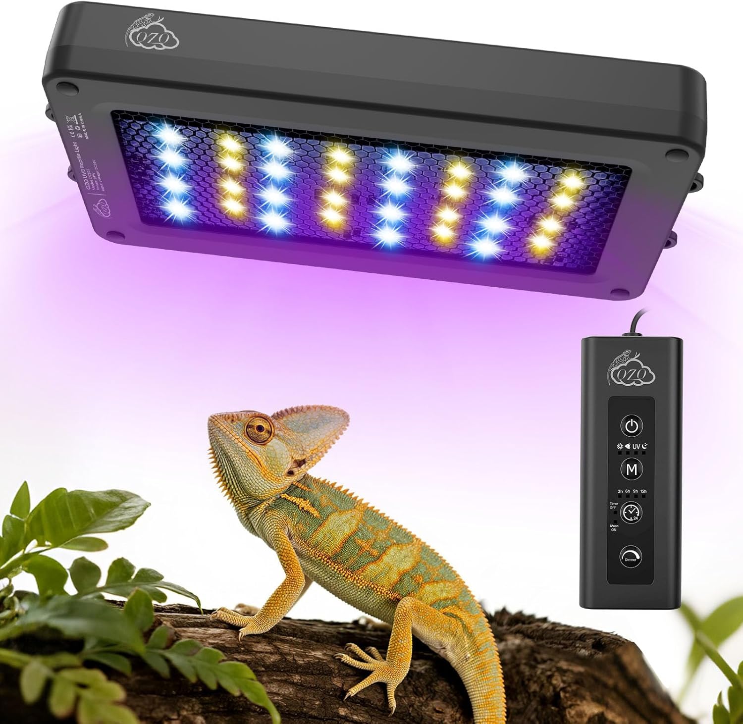 24W LED UVA UVB Reptile Lamp w - Gecko Lighting & Decor review and price