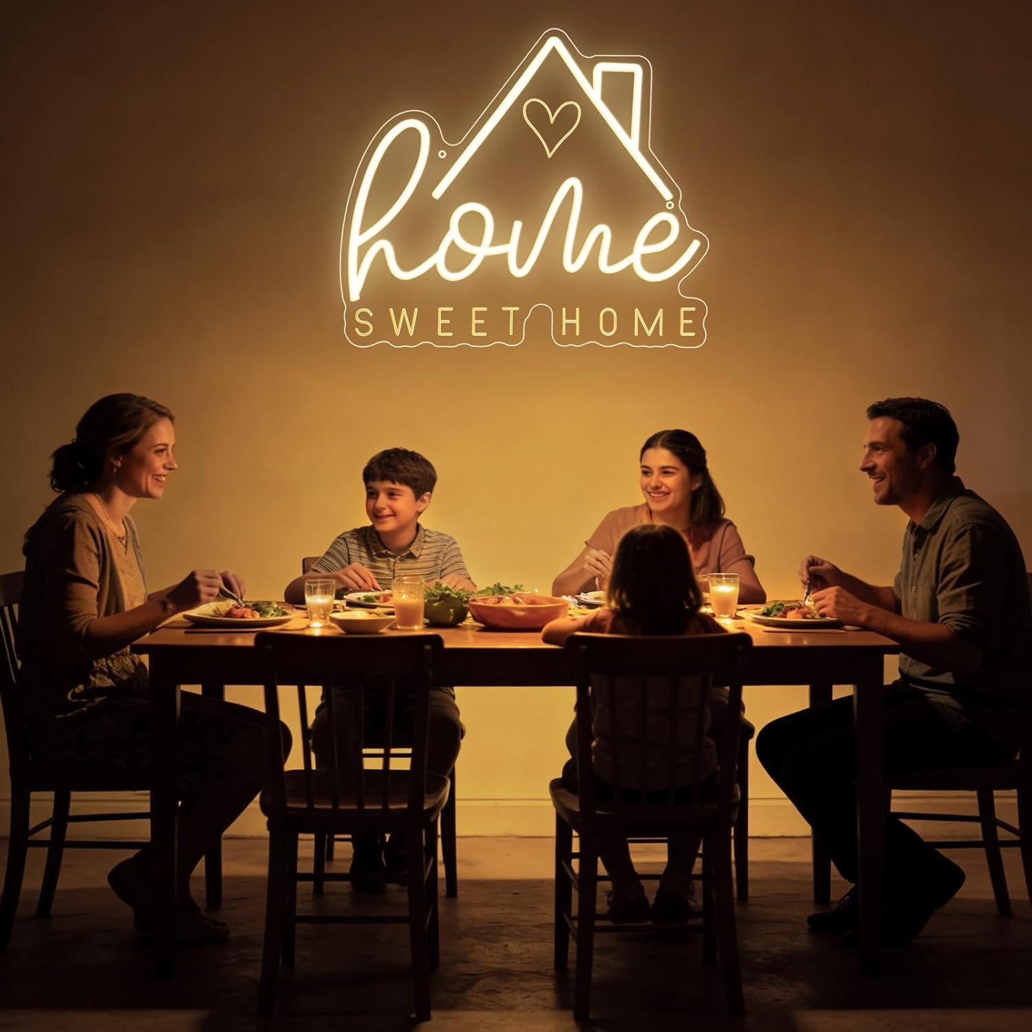 Sweet Home Neon Sign USB Dimma - Lighting Decor Home review and price
