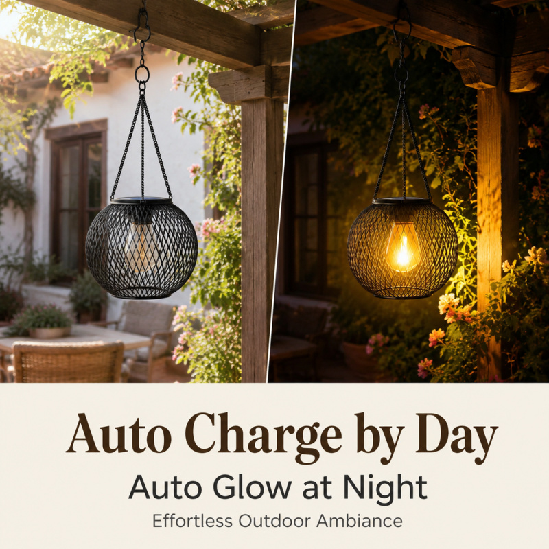Solar Powered LED Hanging Floo - Decor Lighting Floor Lamps review and price