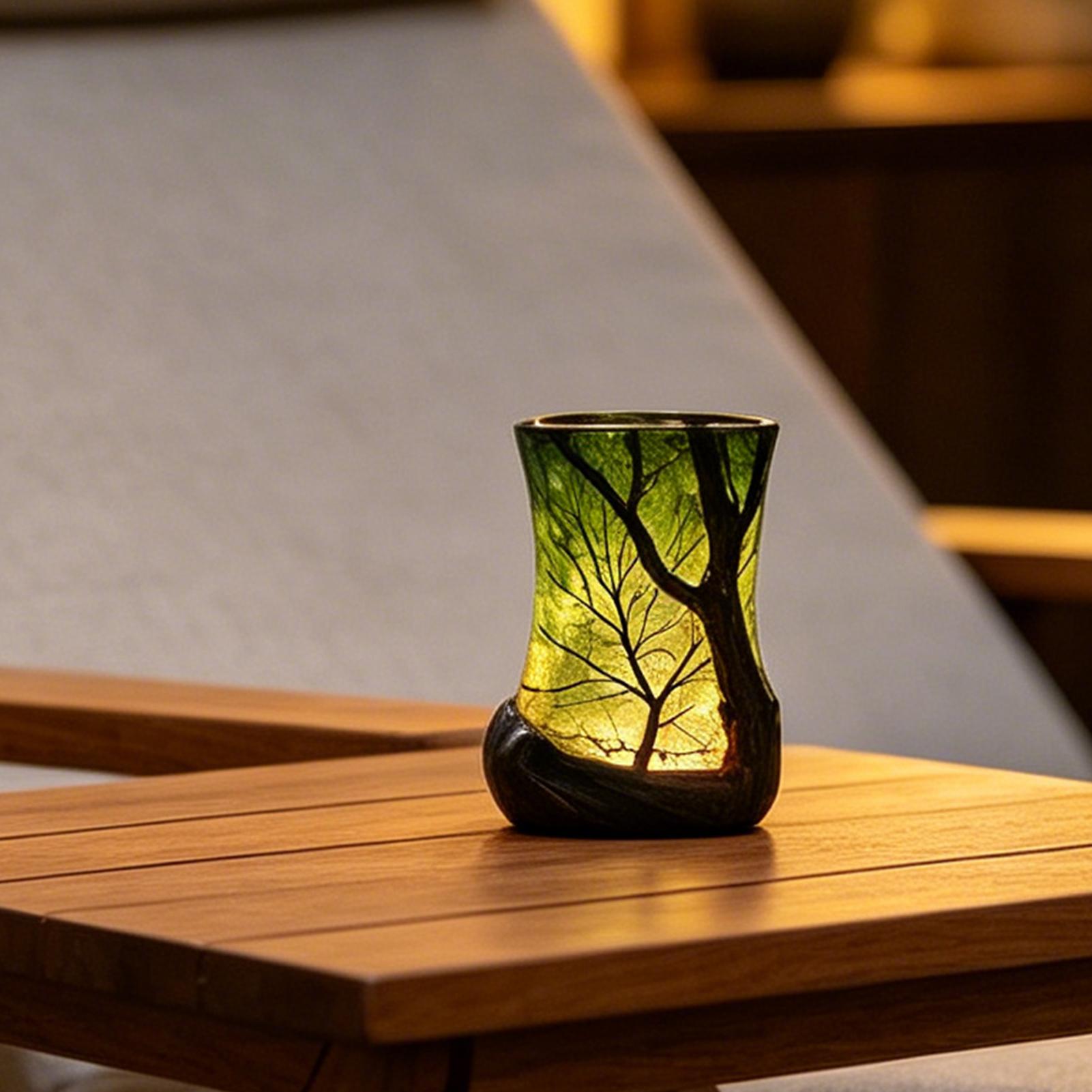 Bedside Table Lamp Forest Nigh - Lighting Decor Home review and price