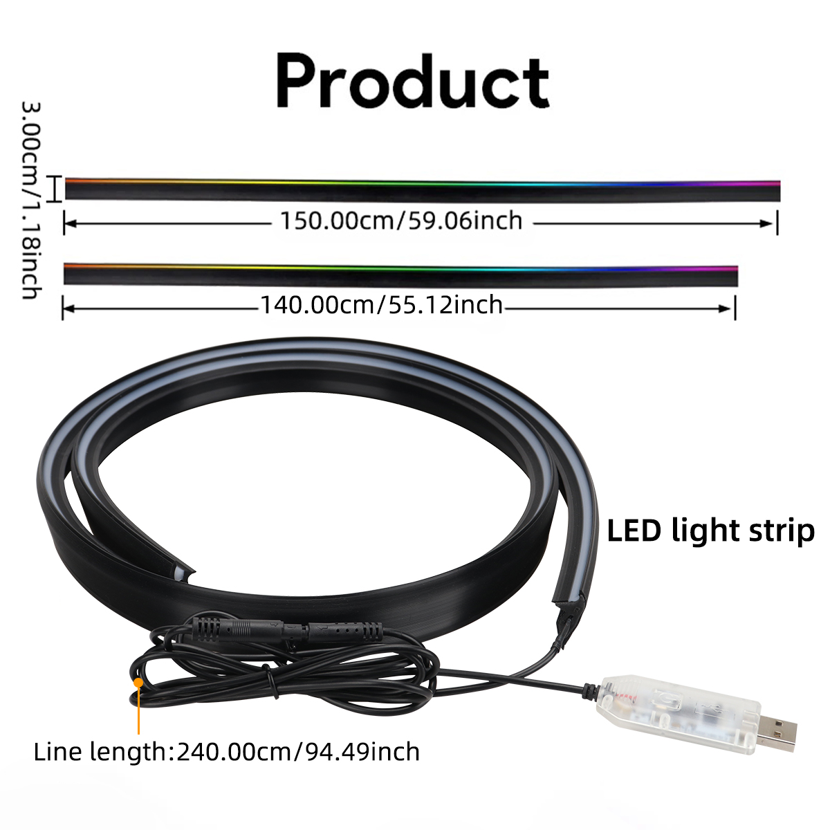 140/150CM Symphony Car Instrum - Lighting Bolt Decor review and price