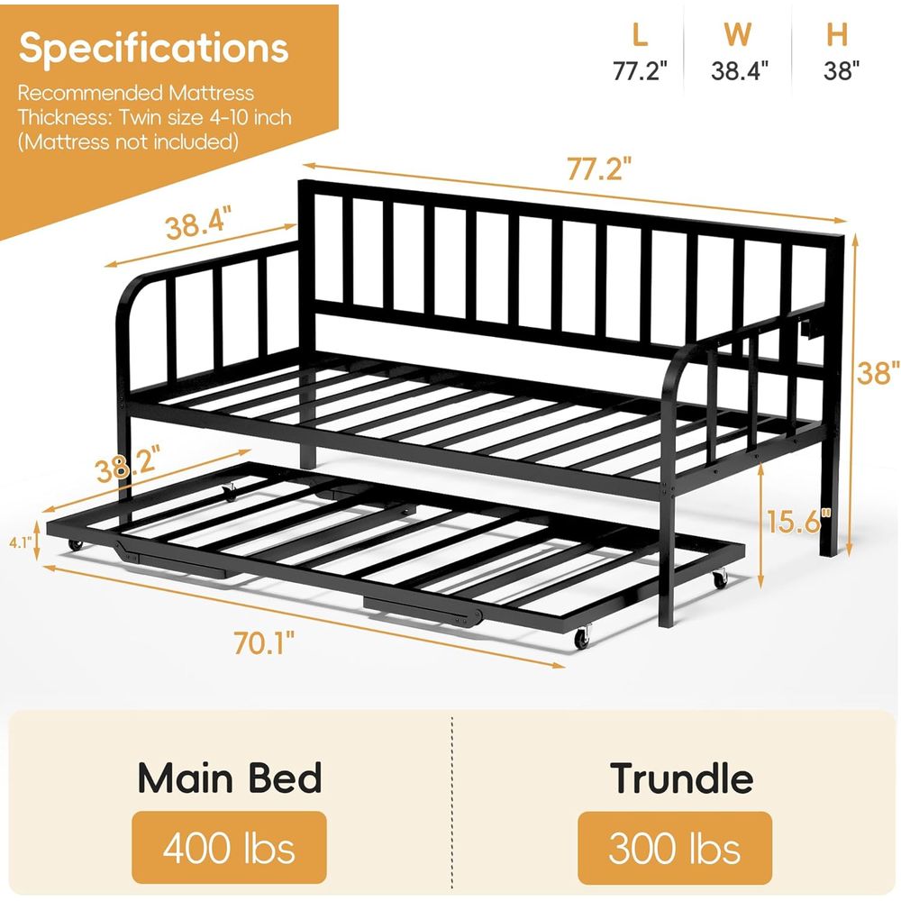 MU Daybed with Up Trundle, Twi - Furniture Lighting & Decor Magazine review and price