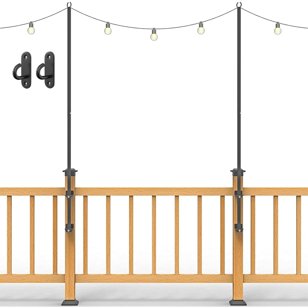 2 pack string light poles - st - Furniture Lighting & Decor Magazine review and price