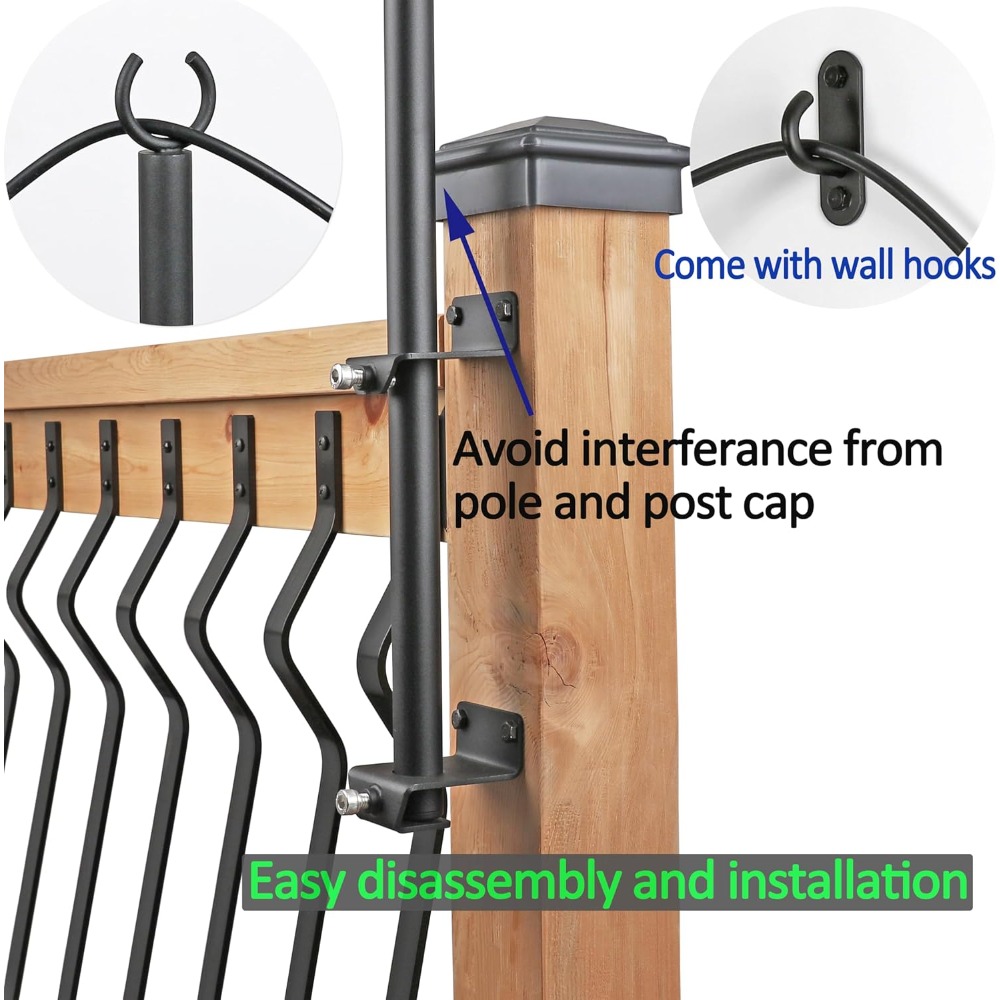 2 pack string light poles - st - Furniture Lighting & Decor Magazine review and price