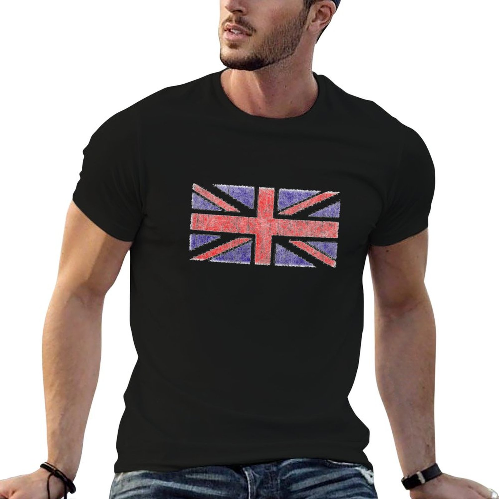 Vintage UK Union Jack Flag T-S - Union Lighting & Decor Montreal Quebec review and price