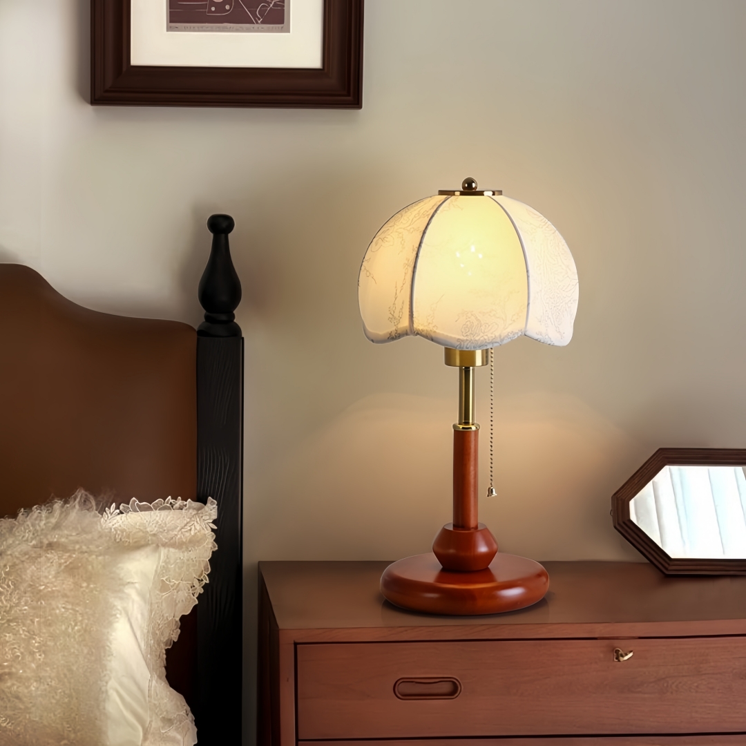 Vintage Scalloped Dome Table L - Lighting Decor Home review and price