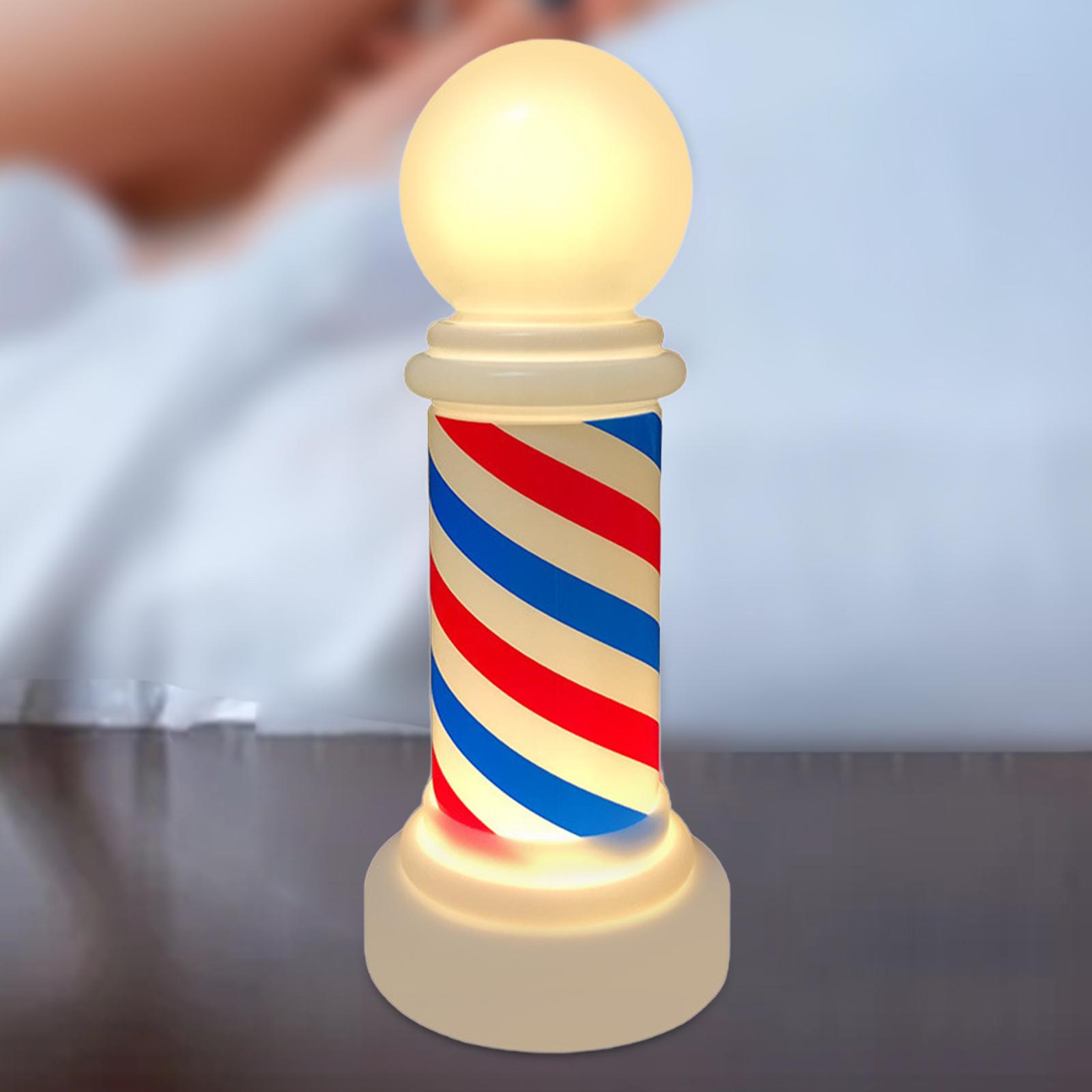 Barber Sign Rotating LED Lamp  - Decor Lighting Solution review and price