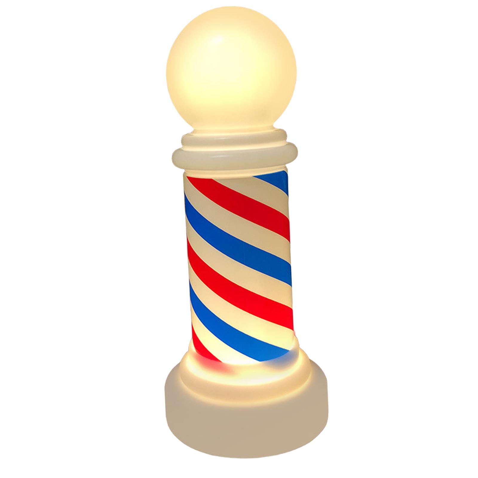 Barber Sign Rotating LED Lamp  - Decor Lighting Solution review and price