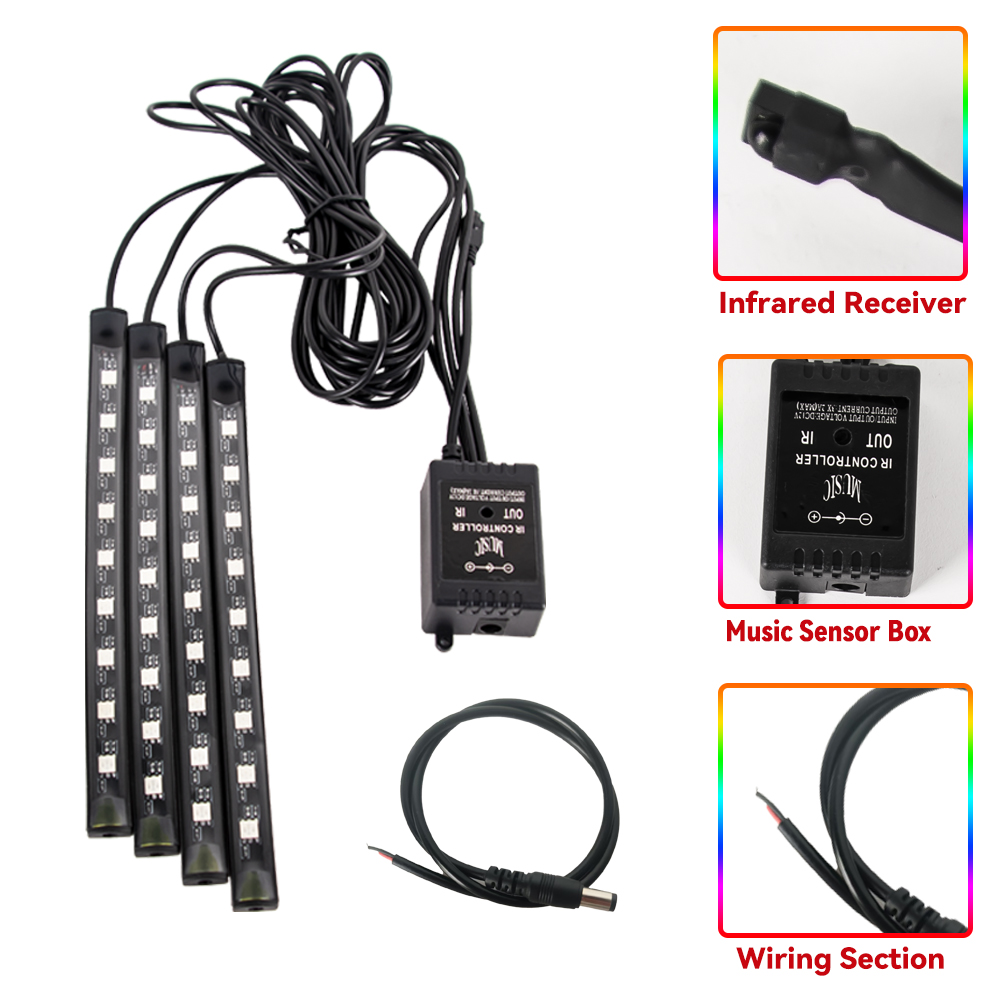 12V Car Motors Decor Lamp 4IN1 - Lighting Bolt Decor review and price