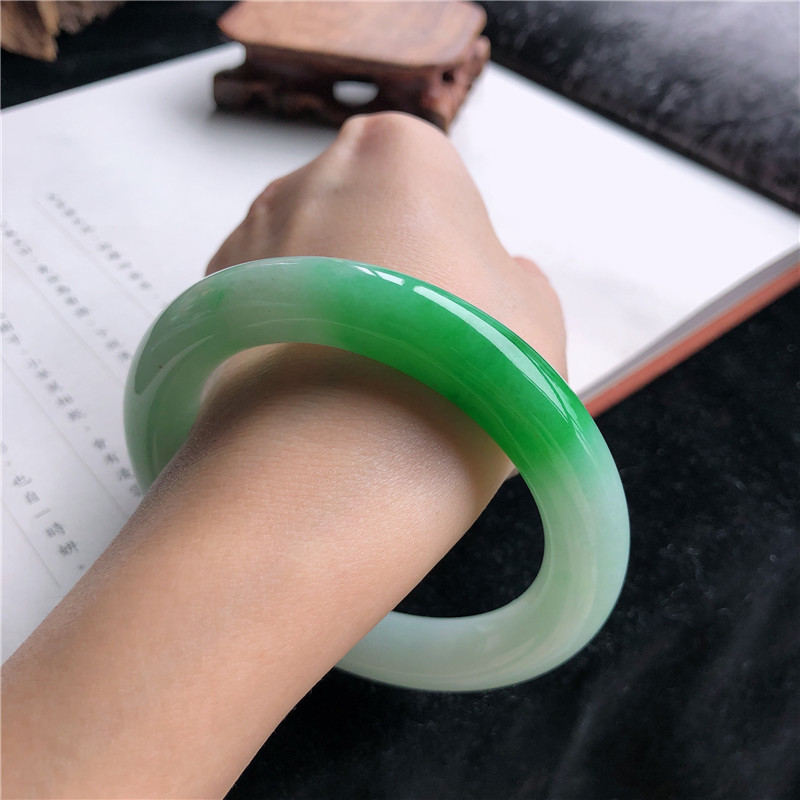 Natural Burmese Jadeite Bracel - Lighting & Home Decor Studio Photos review and price