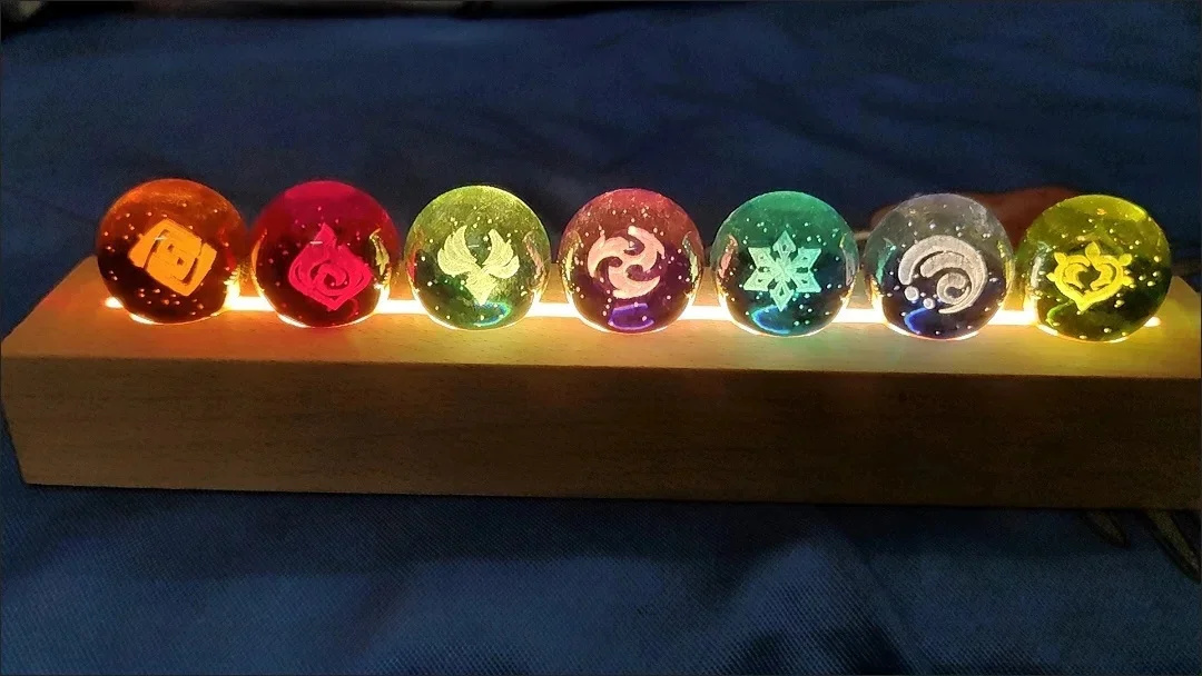 Game Genshin Impact Crystal Ba - Elements Lighting Decor review and price