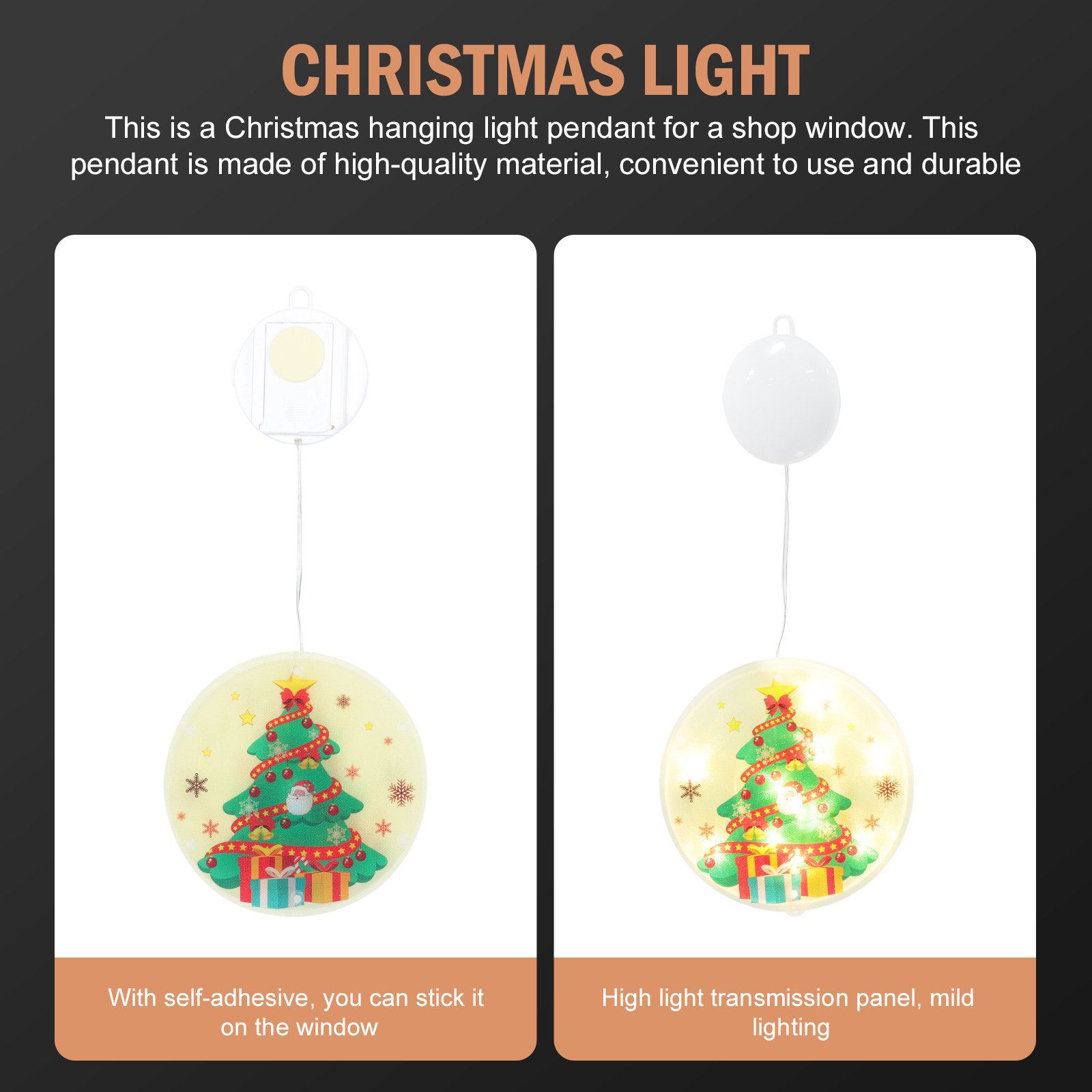 1Pcs Xmas LED Hanging Light Pe - Elements Lighting Decor review and price