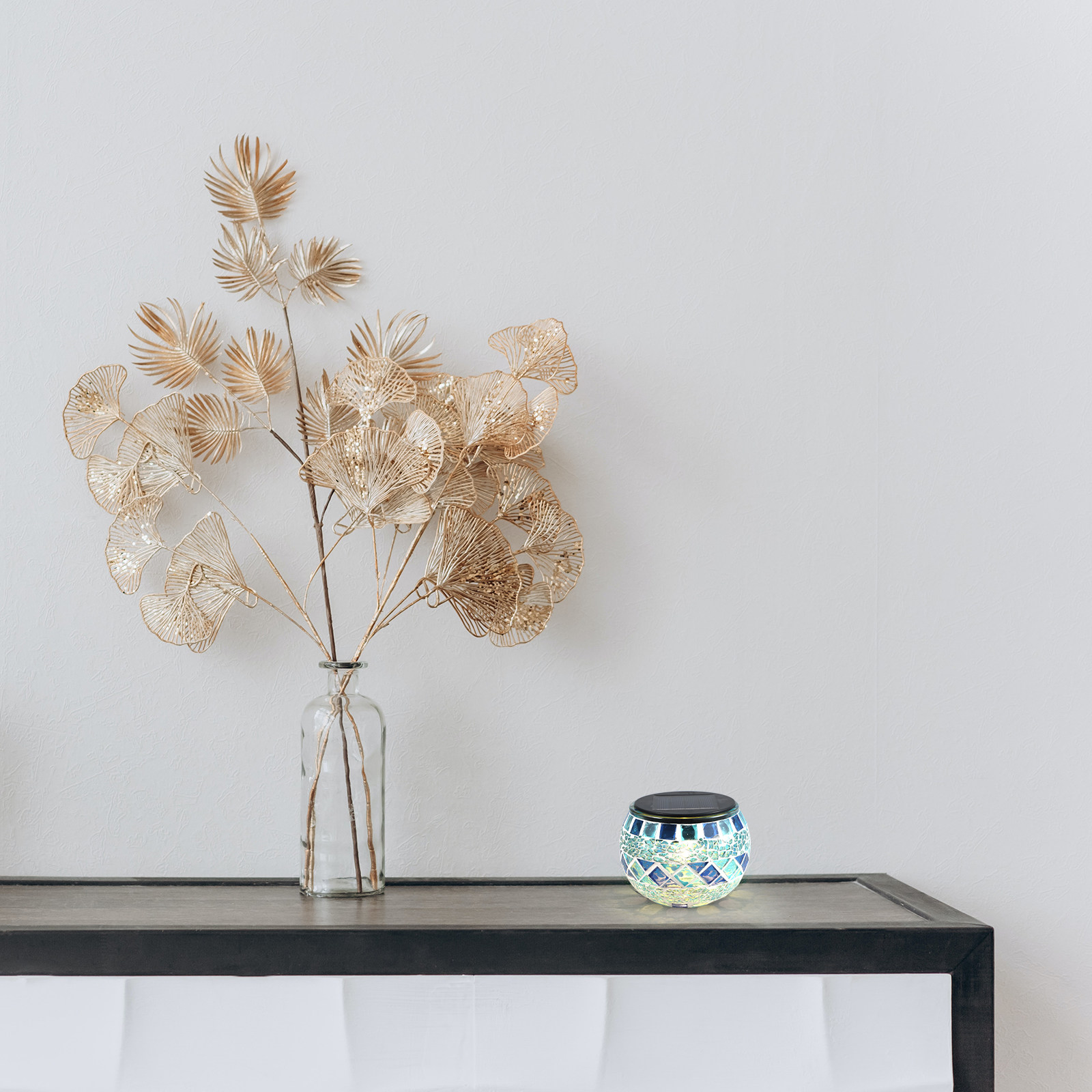 Mosaic Light Solar Glass Decor - Decor Lighting Solution review and price