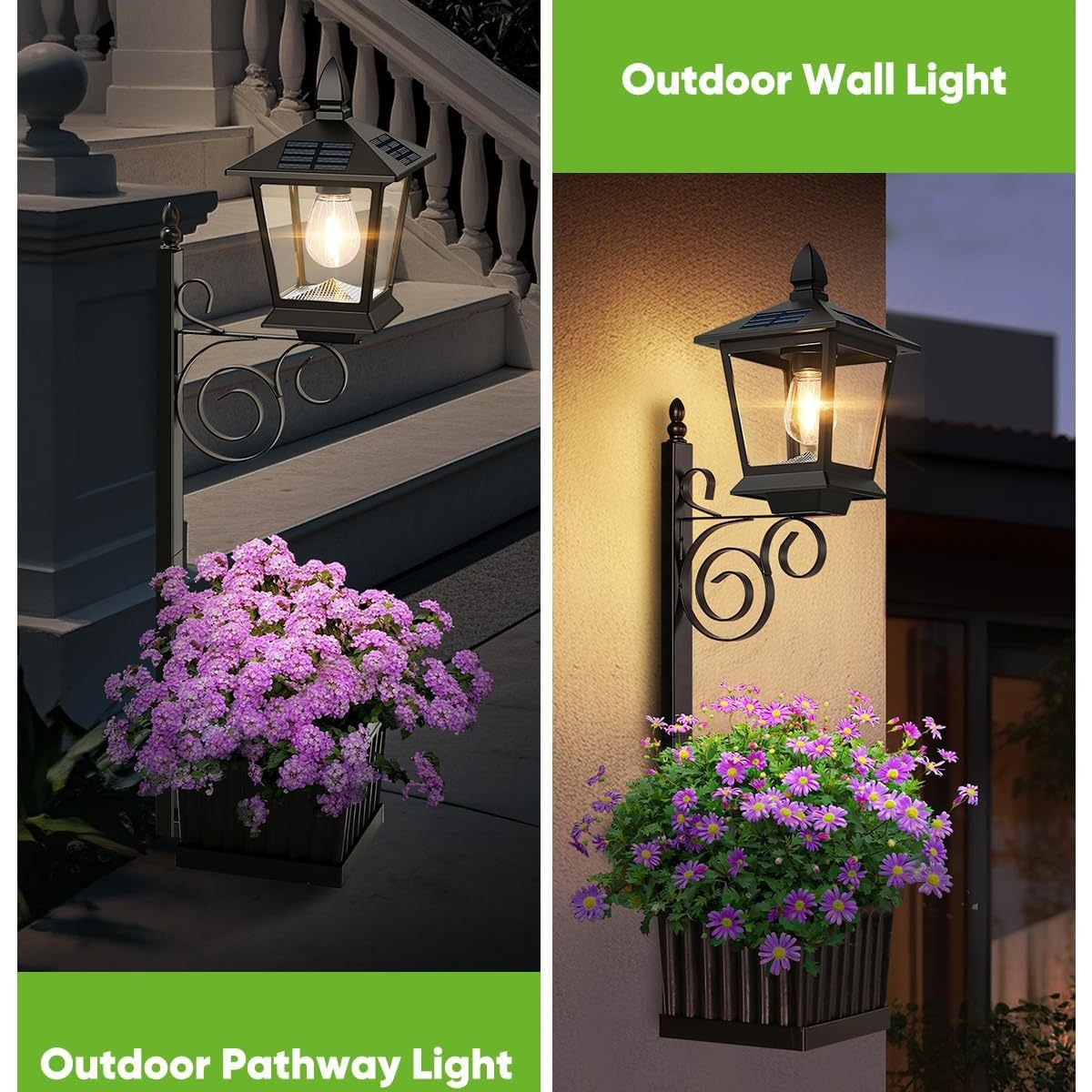 2 in 1 Solar Planter Lamp Wate - Decor Lighting Floor Lamps review and price