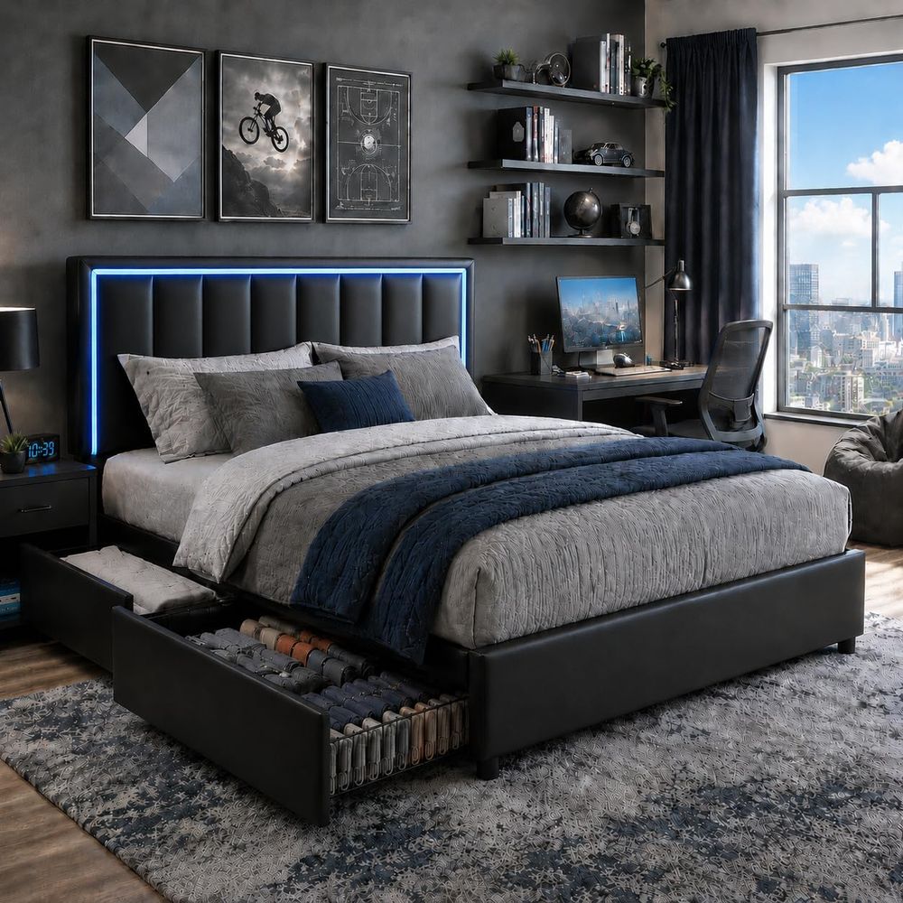 IMMERSTABLE Queen Size Bed e w - Furniture Lighting & Decor Magazine review and price