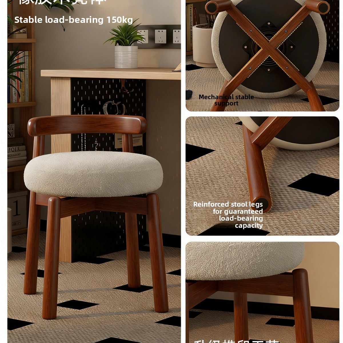 Simple solid wood rotating dre - Furniture Lighting & Decor Magazine review and price