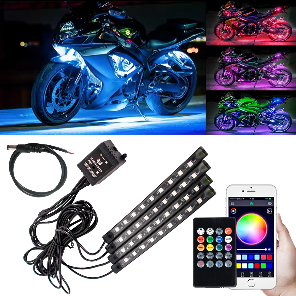 LED Motorcycle Car Atmosphere  - Lighting Bolt Decor review and price