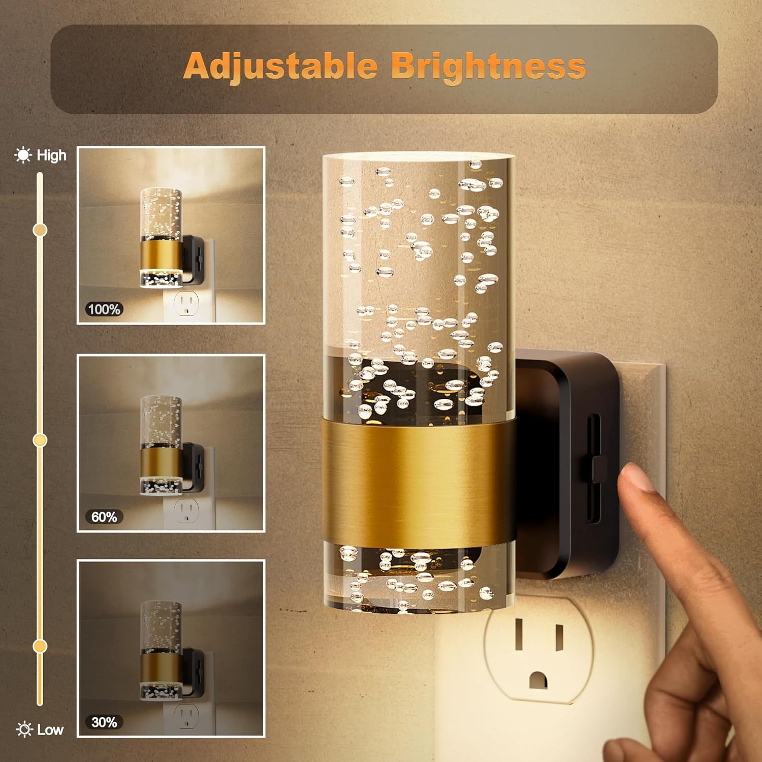 1Pcs Plug-in  LED Wall Light,  - Decor Lighting Solution review and price