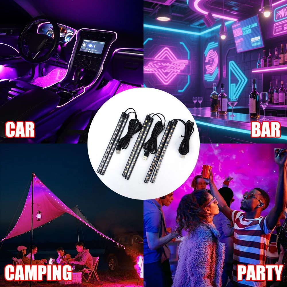 USB Car LED Strip Light Interi - Lighting Bolt Decor review and price