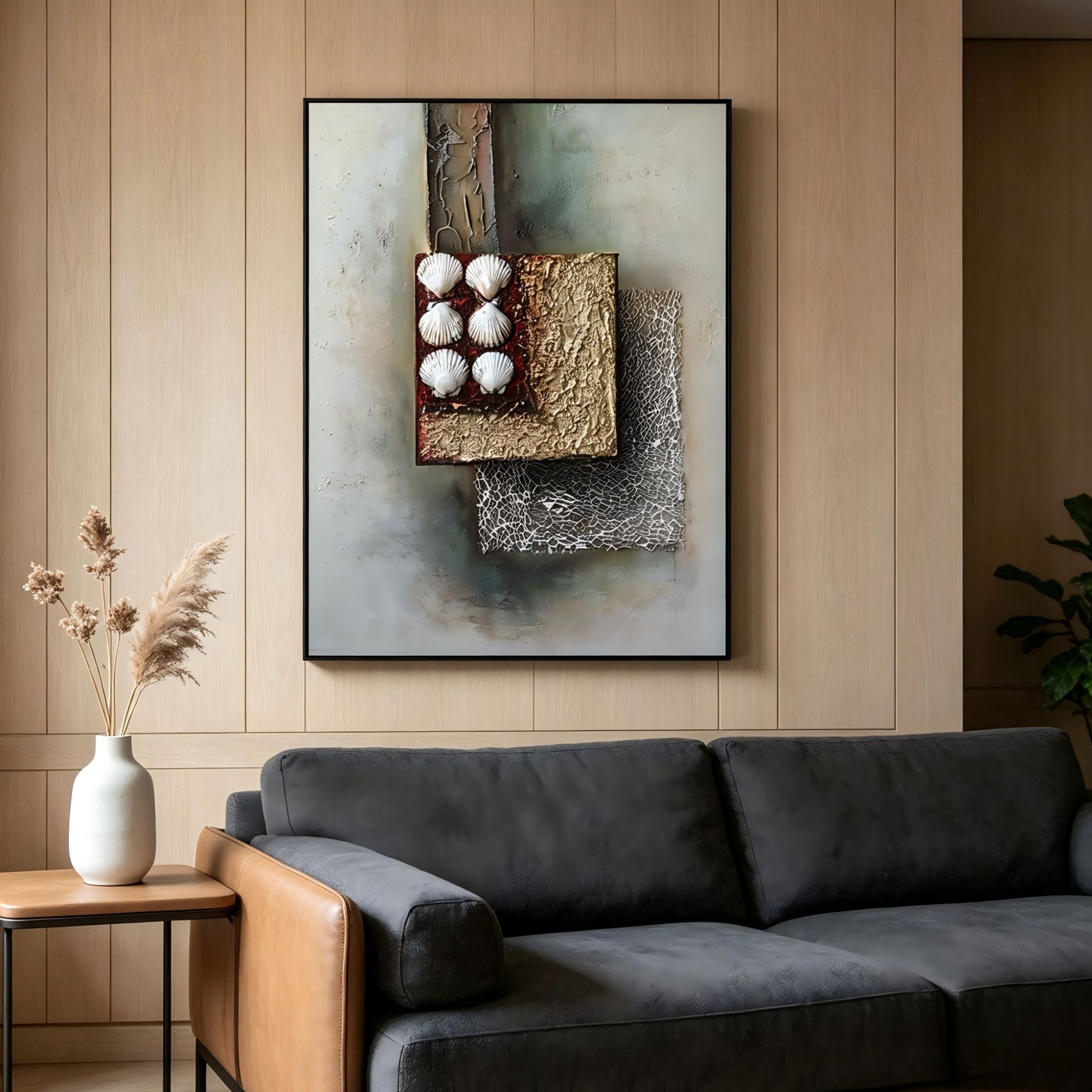 Hand Painted Wabi-sabi Wind Ma - Elements Lighting Decor review and price