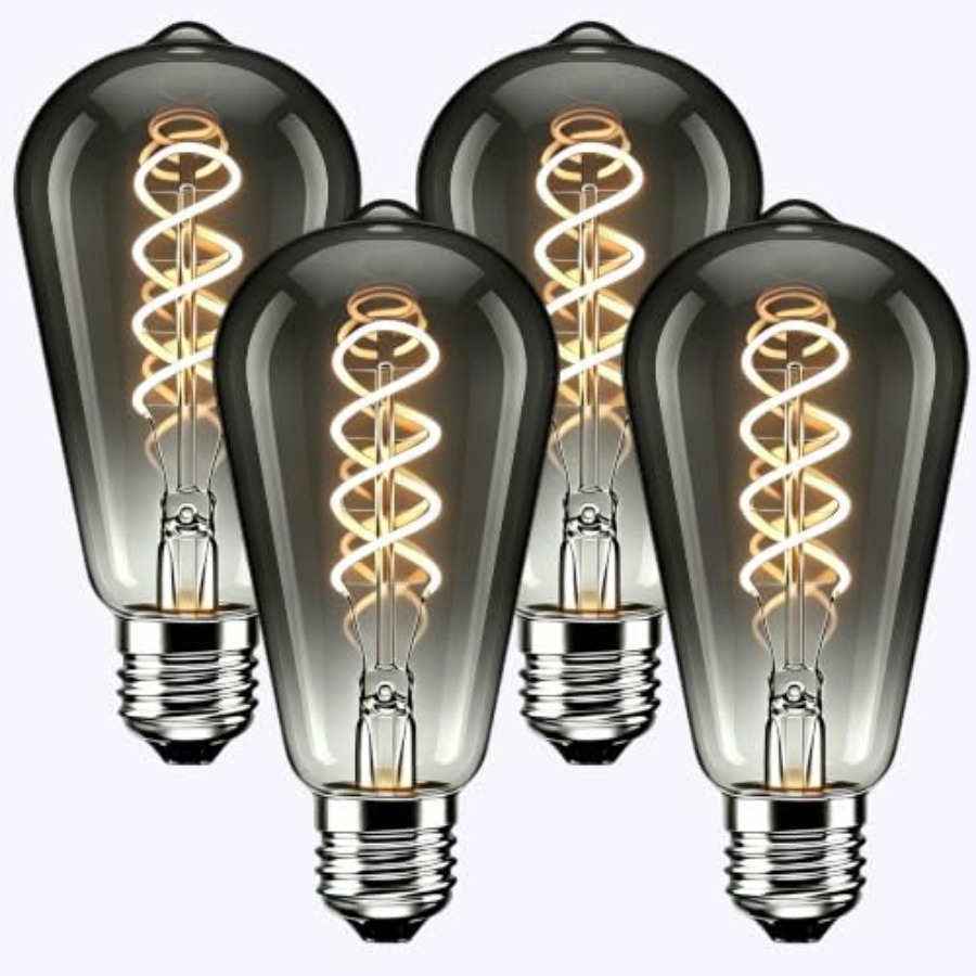 4 Pack ST64 LED Edison Bulbs 6 - Vintage Lighting Decor review and price