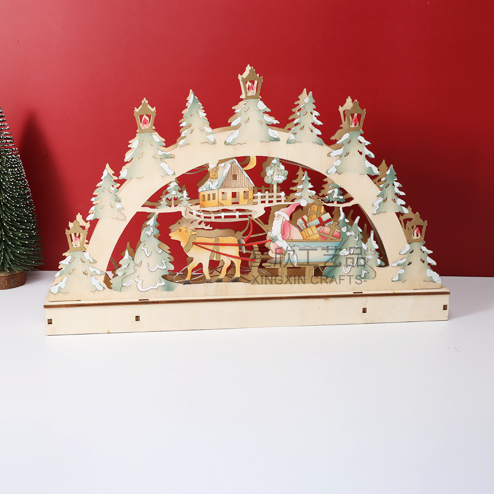 Cross-Border Wooden Crafts LED - Lighting Decor Woodbridge review and price