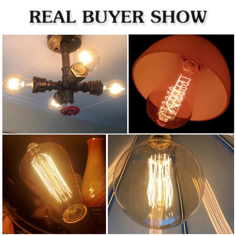 Retro Edison Light Bulb E27 40 - Vintage Lighting Decor review and price