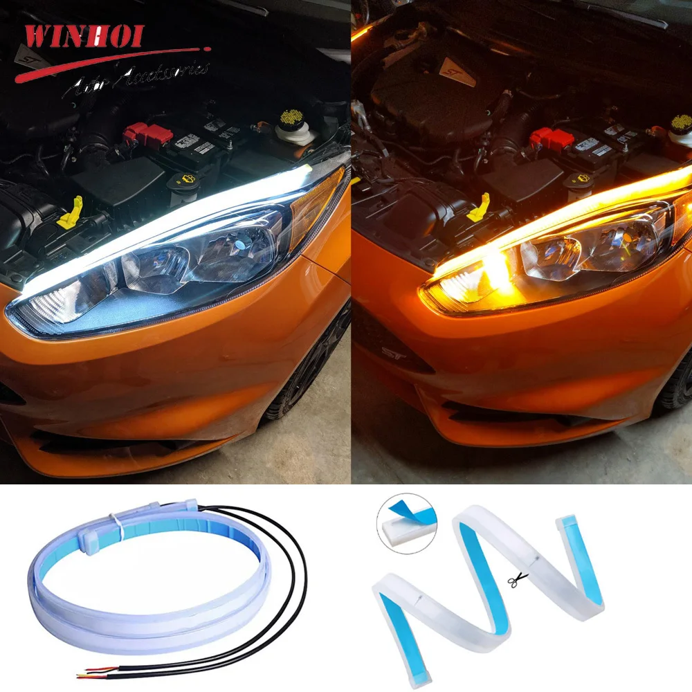 2PCS Car LED DRL Daytime Runni - Lighting Bolt Decor review and price