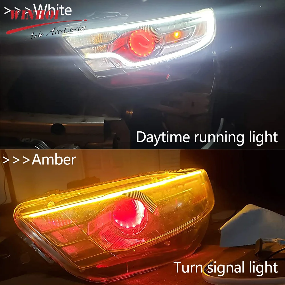 2PCS Car LED DRL Daytime Runni - Lighting Bolt Decor review and price
