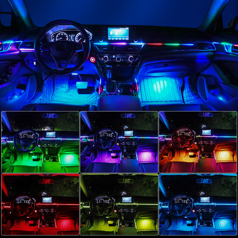Universal Led Car Ambient Ligh - Lighting Bolt Decor review and price