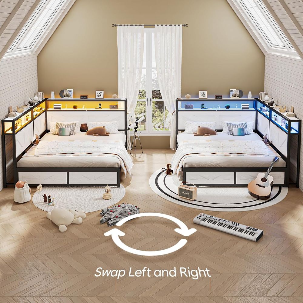 CIKUNASI Queen Bed e with Stor - Furniture Lighting & Decor Magazine review and price