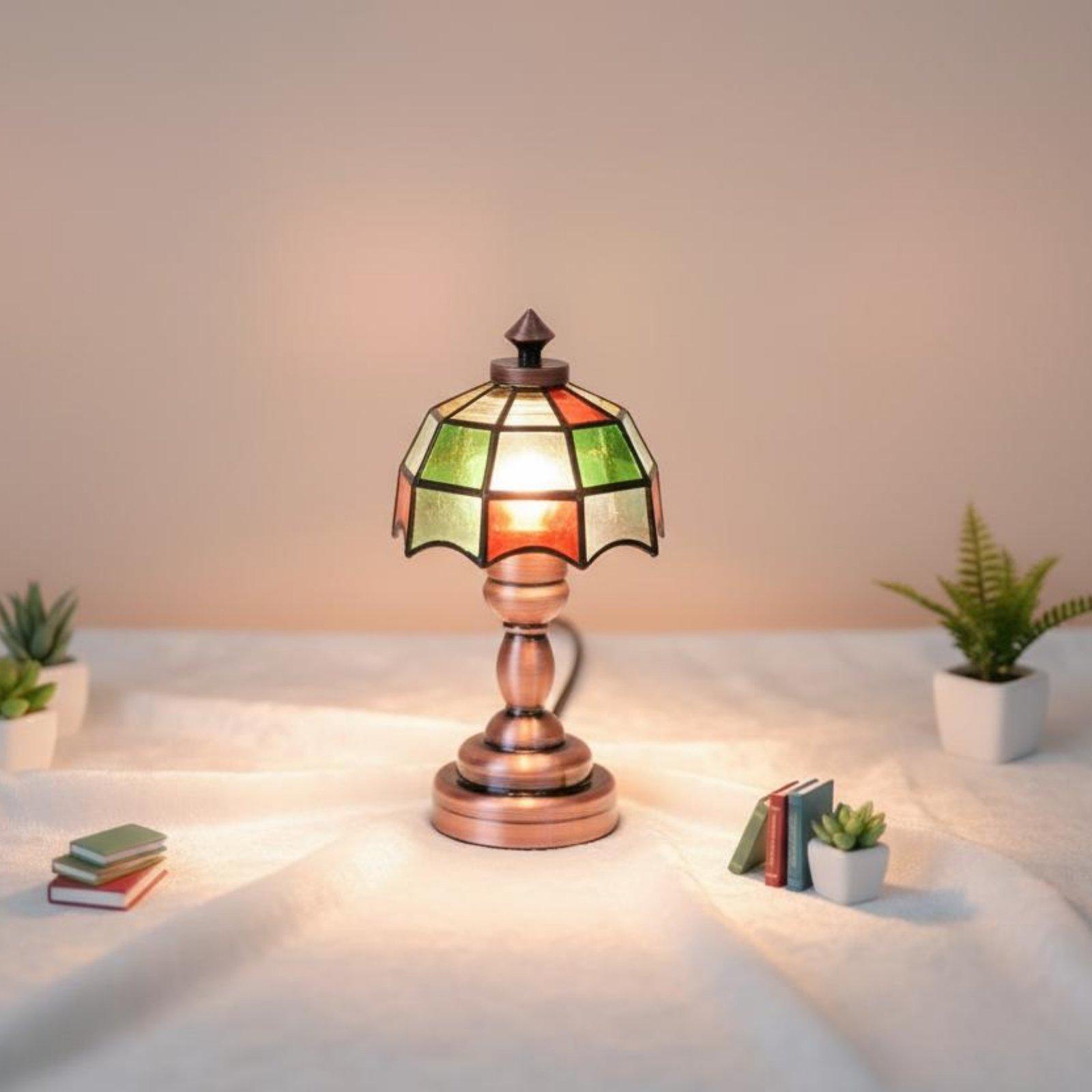 Miniature Lamp Vintage Alloy G - Vintage Lighting Decor review and price