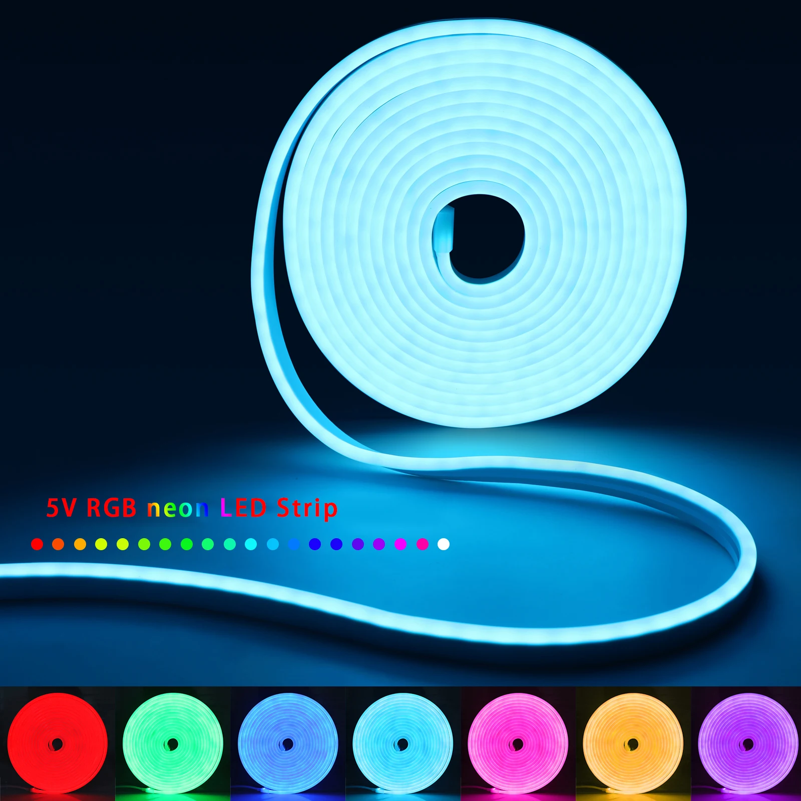 1-5m RGB LED Neon Strip Light  - Lighting Decor Home review and price